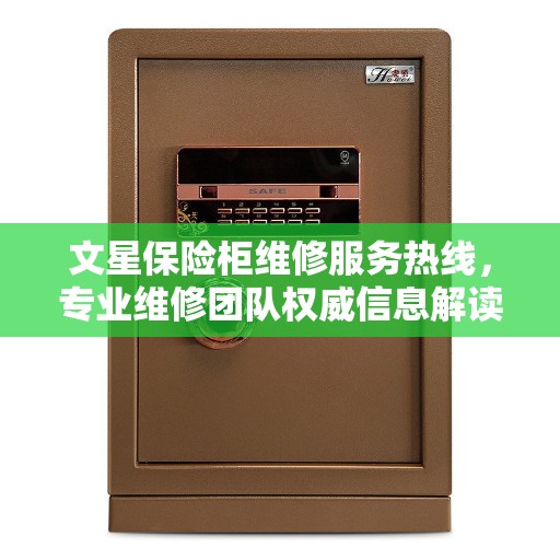 文星保险柜维修服务热线，专业维修团队权威信息解读